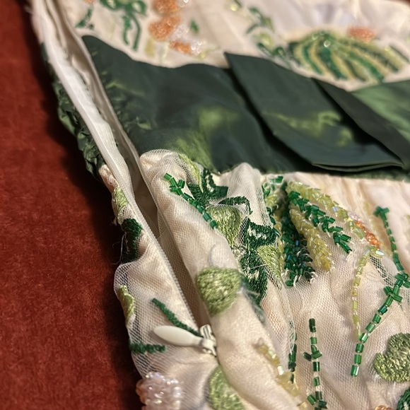 Strapless Beaded Top with Satin Banding - Picture 5 of 14